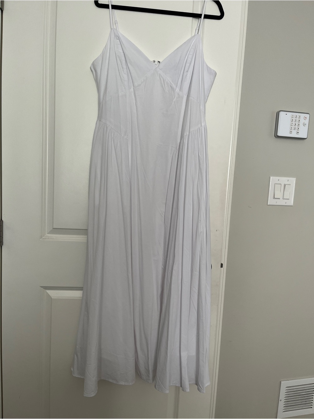 Dropped Waist Maxi Dress (Tag reads: "BARE DROPPED WAIST ANKLE DRESS")